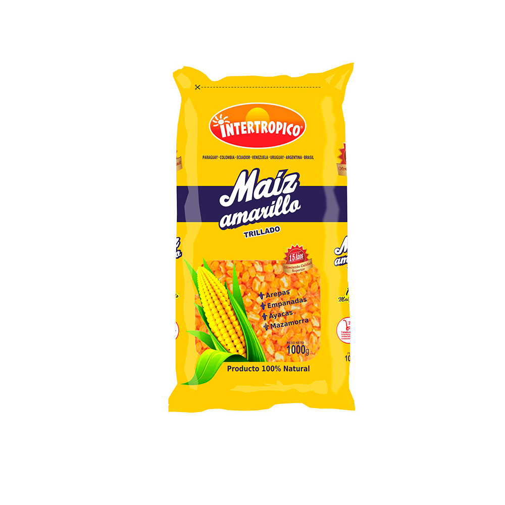 COL00427.jpg Maiz Trillado Amarillo Intertropico 1kg - Imagen 1