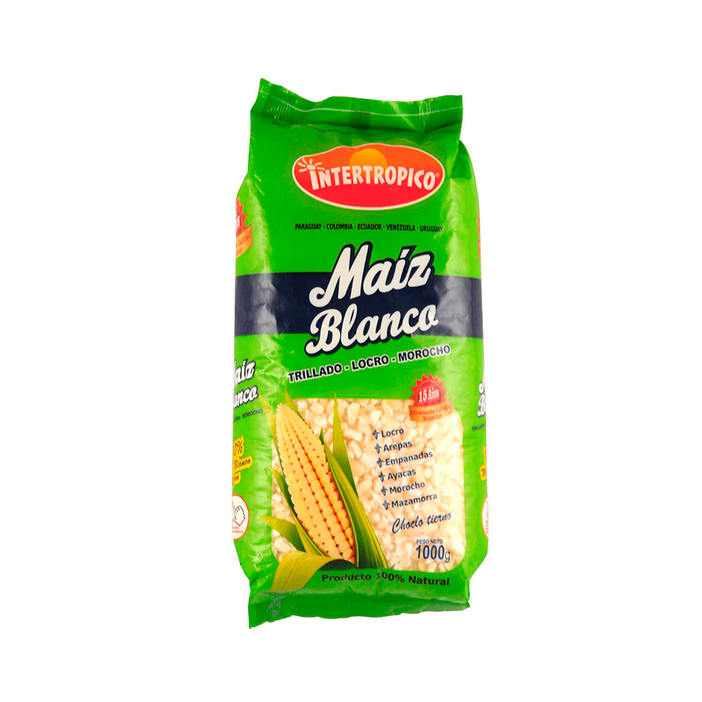 COL00466.jpg Maiz Trillado Blanco Intertropico 1kg - Imagen 1